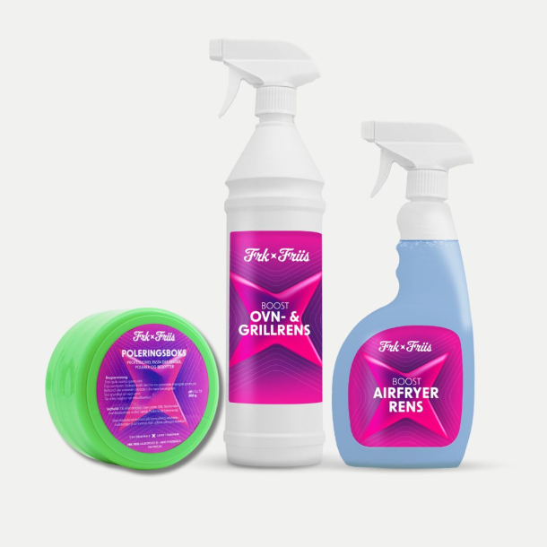 Boost Pakke med Ovn, Grill, Airfryer og Poleringsboks